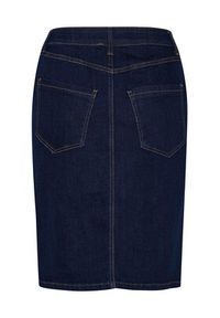 Kaffe Spódnica jeansowa Mille 10507852 Granatowy Regular Fit. Kolor: niebieski. Materiał: bawełna #5
