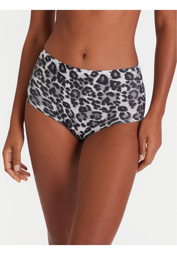 Chantelle Figi klasyczne z wysokim stanem Soft Stretch C11D70 Szary. Stan: podwyższony. Kolor: szary. Materiał: syntetyk