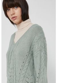 medicine - Medicine - Sweter Bohemian. Kolor: zielony. Materiał: dzianina. Wzór: ze splotem #2