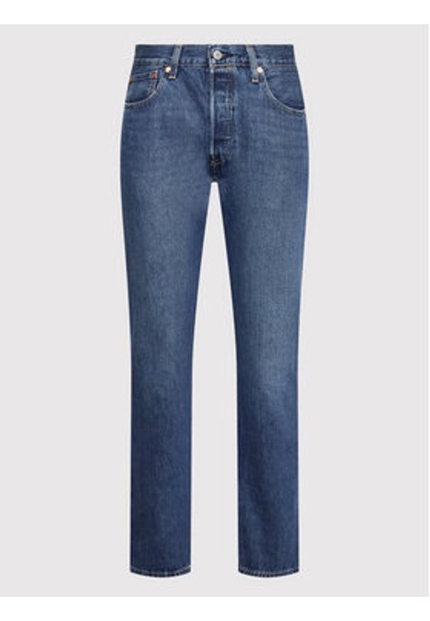 Levi's® Jeansy 501® 00501-3322 Granatowy Original Fit. Kolor: niebieski