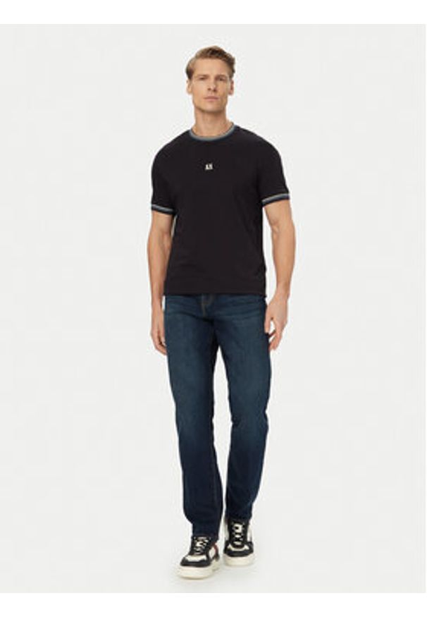 Armani Exchange T-Shirt XM002451 AF10356 UB101 Granatowy Regular Fit. Kolor: niebieski. Materiał: bawełna