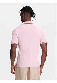 United Colors of Benetton - United Colors Of Benetton Polo 3F9HU302E Różowy Regular Fit. Typ kołnierza: polo. Kolor: różowy. Materiał: bawełna #5