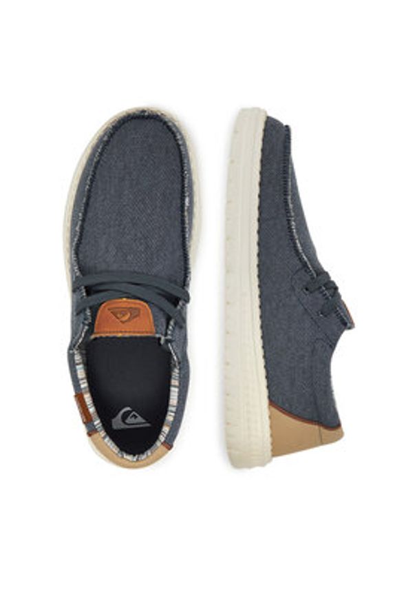 Quiksilver Półbuty WADE-02 Granatowy. Kolor: niebieski. Materiał: materiał