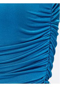 Guess Bluzka Maeve W3GP32 KBAC2 Granatowy Slim Fit. Kolor: niebieski. Materiał: syntetyk #4