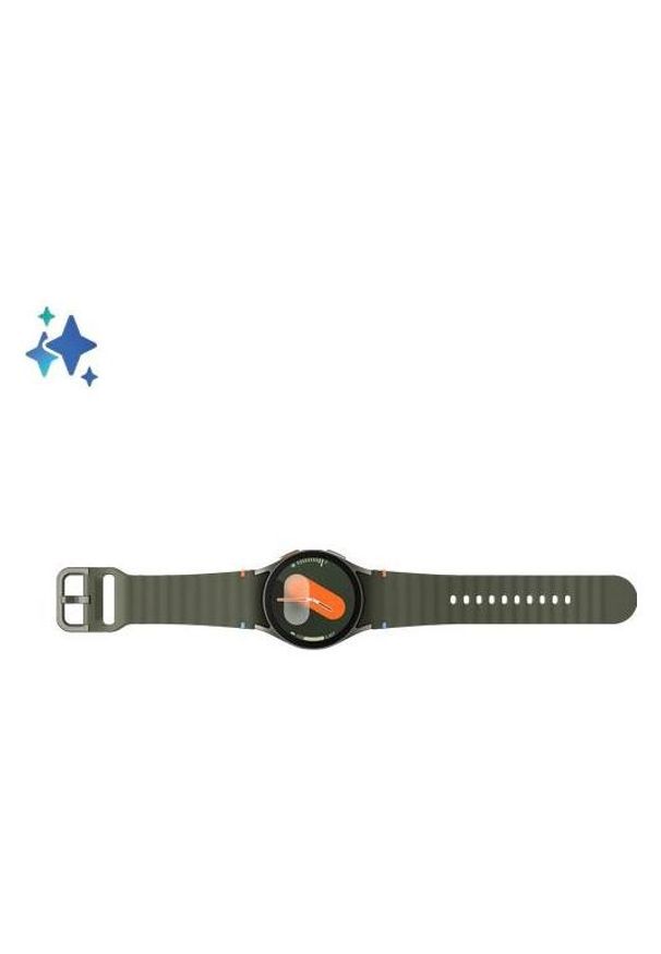 SAMSUNG - Samsung Galaxy Watch 7 LTE 40mm Zielony (L305). Rodzaj zegarka: cyfrowe. Kolor: zielony. Materiał: skóra. Styl: casual