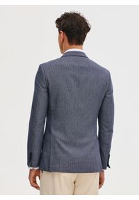 Pako Lorente - PAKO LORENTE – Niebieska marynarka męska z wiskozą. Kolor: niebieski. Materiał: wiskoza. Sezon: wiosna #10