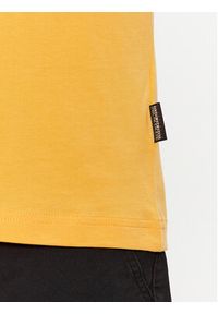 Napapijri T-Shirt S-Faber NP0A4HQE Żółty Regular Fit. Kolor: żółty. Materiał: bawełna #3