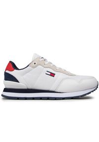 Tommy Jeans Sneakersy Lifestyle Mix Runner EM0EM00668 Biały. Kolor: biały. Materiał: materiał #3