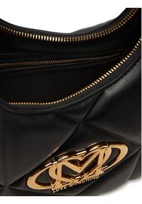 Love Moschino - LOVE MOSCHINO Torebka JC4082PP0NLC0000 Czarny. Kolor: czarny. Materiał: skórzane #9