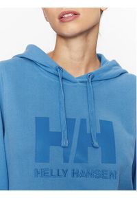 Helly Hansen Bluza Logo 33978 Niebieski Regular Fit. Kolor: niebieski. Materiał: bawełna #8