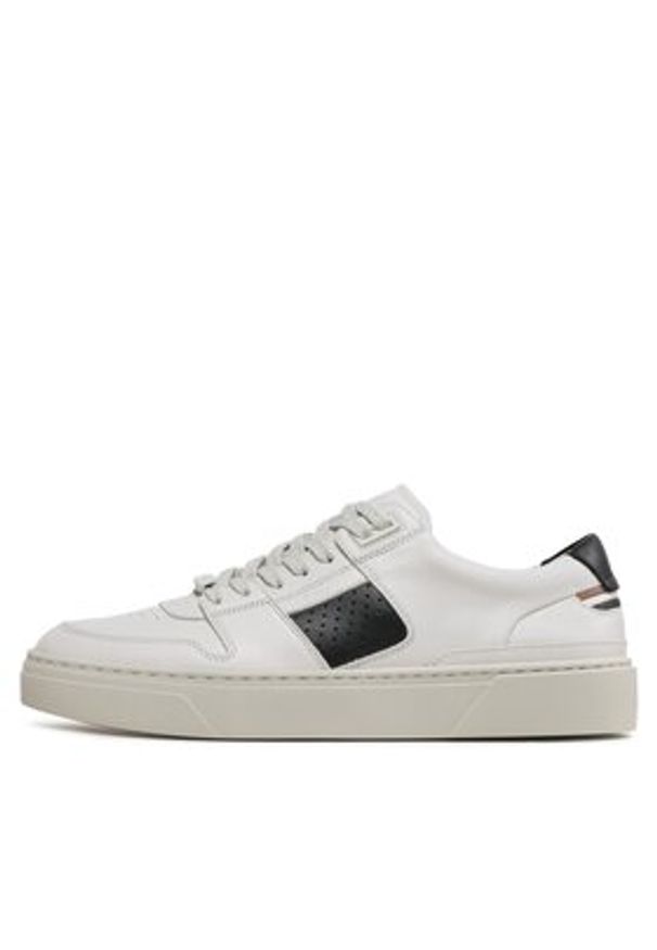 BOSS - Boss Sneakersy 50495815 Biały. Kolor: biały. Materiał: skóra