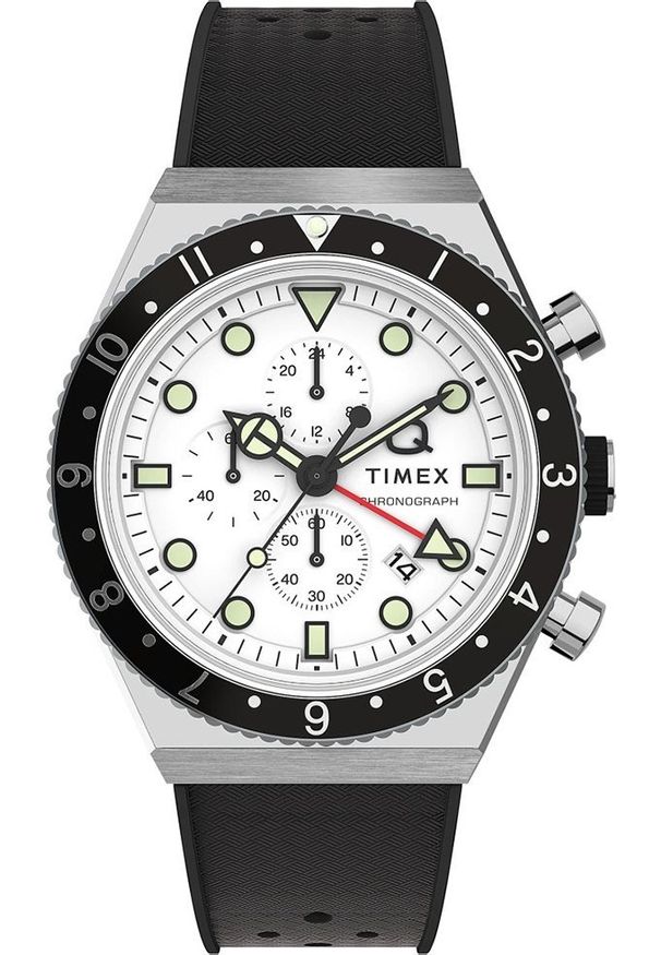 Zegarek Timex Zegarek męski TW2V70100 czarny. Kolor: czarny
