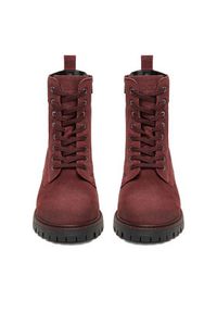 Lasocki Trzewiki CEO-WI16-D-466-05 Bordowy. Kolor: czerwony. Materiał: zamsz, skóra #7