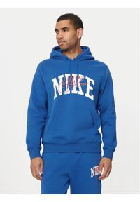 Nike Bluza FV4447 Niebieski Regular Fit. Kolor: niebieski. Materiał: bawełna