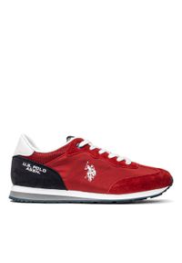 Sneakersy męskie czerwone U.S. Polo Assn. WILYS004-RED002. Kolor: czerwony. Sezon: jesień, lato