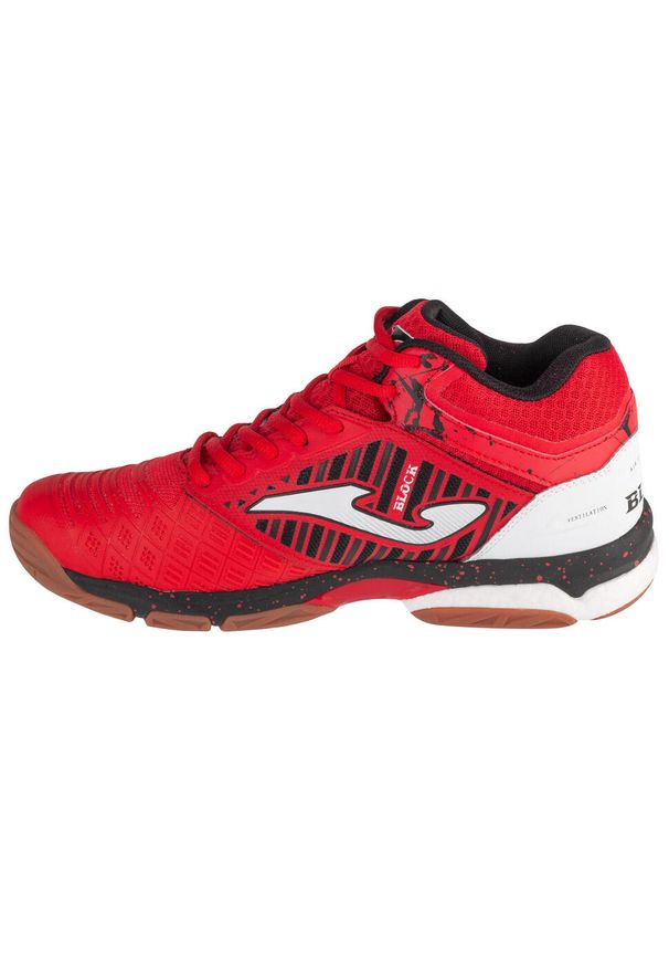 Joma - Buty do siatkówki męskie, V.Block Men 24 VBLOKS. Kolor: czarny, czerwony, wielokolorowy. Sport: siatkówka