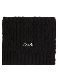 Coach Szalik CCL89 Czarny. Kolor: czarny. Materiał: poliester #5
