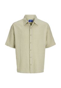 Jack & Jones Koszula Dobby 12277184 Zielony Relaxed Fit. Kolor: zielony. Materiał: bawełna #3