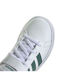Adidas - Buty adidas Grand Court 2.0 El K Jr IG4842 białe. Okazja: na co dzień. Zapięcie: rzepy. Kolor: biały. Materiał: guma, syntetyk, materiał. Szerokość cholewki: normalna #5