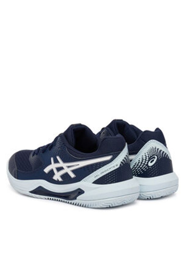 Asics Buty do tenisa Gel-Dedicate 8 Clay 1042A255 Granatowy. Kolor: niebieski. Materiał: skóra. Sport: tenis
