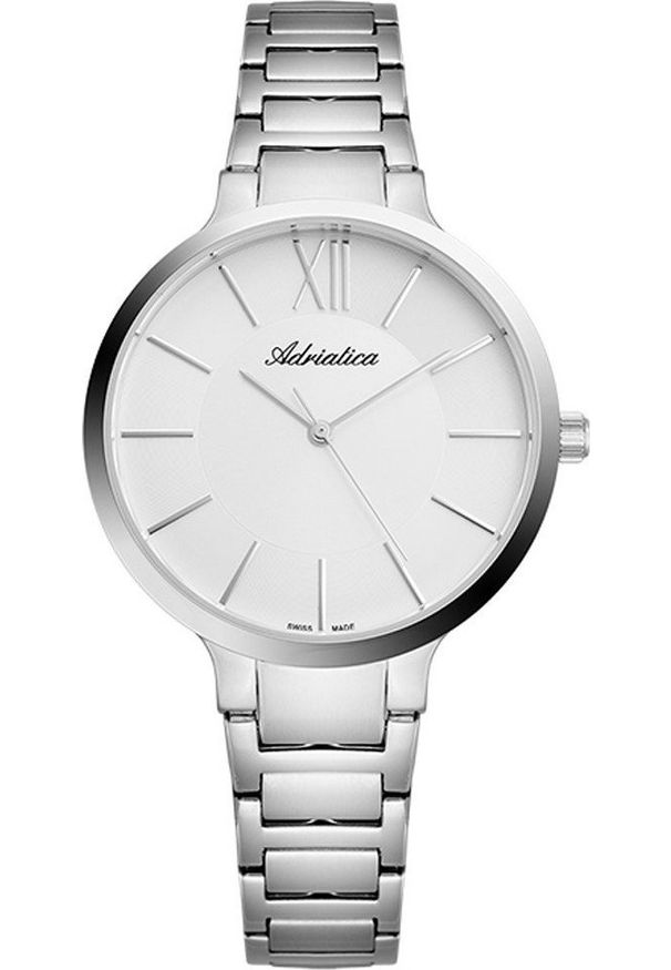 Zegarek Adriatica Zegarek damski Adriatica A3571.5163Q srebrny. Kolor: srebrny