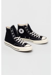 Converse - Trampki. Nosek buta: okrągły. Zapięcie: sznurówki. Kolor: czarny. Materiał: syntetyk, materiał, guma. Szerokość cholewki: normalna #4