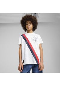 Puma - Młodzieżowa koszulka KIDSUPER × MANCHESTER CITY PUMA White Black. Kolor: czarny, biały, wielokolorowy. Sport: piłka nożna