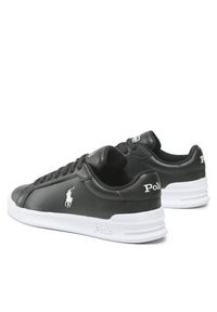 Polo Ralph Lauren Sneakersy Hrt Ct II 809845109009 Czarny. Kolor: czarny. Materiał: skóra #4