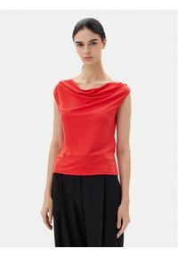 JDY Bluzka Ester 15351679 Czerwony Regular Fit. Kolor: czerwony. Materiał: syntetyk