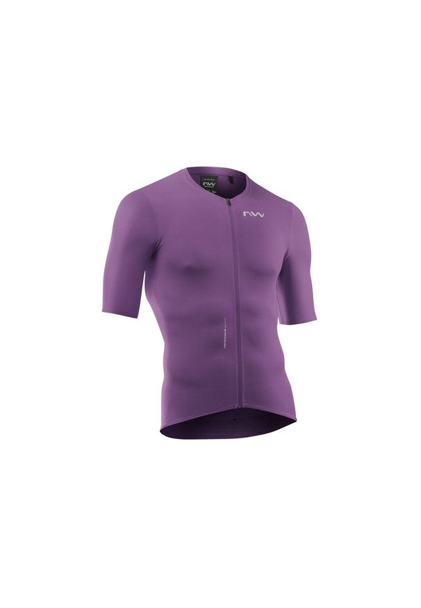 Koszulka rowerowa szosowa NORTHWAVE Essence Jersey UPF50 fioletowy. Kolor: fioletowy. Materiał: jersey