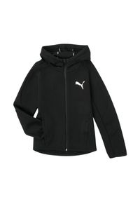 Dziecięca bluza z kapturem z pełnym zamkiem błyskawicznym Puma Evostripe B. Typ kołnierza: kaptur. Kolor: czarny #1