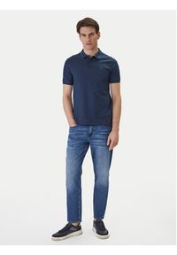 BOSS Polo Passenger 50507803 Granatowy Slim Fit. Typ kołnierza: polo. Kolor: niebieski. Materiał: bawełna #4