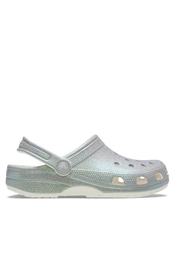 Klapki Crocs. Kolor: srebrny