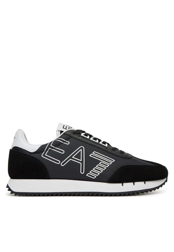 EA7 Emporio Armani Sneakersy X8X101 XK257 U448 Czarny. Kolor: czarny. Materiał: zamsz, skóra