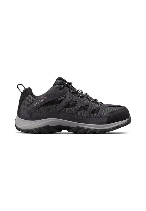 columbia - Buty treningowe męskie Columbia Crestwood. Zapięcie: sznurówki. Kolor: szary. Materiał: guma, skóra, tkanina, materiał, syntetyk. Szerokość cholewki: normalna