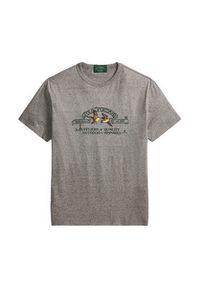 Polo Ralph Lauren T-Shirt 710981142002 Szary Classic Fit. Typ kołnierza: polo. Kolor: szary. Materiał: bawełna #5