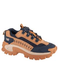CATerpillar - Buty sportowe Sneakersy męskie, Intruder. Kolor: brązowy. Materiał: materiał, syntetyk, tkanina. Szerokość cholewki: normalna. Sport: turystyka piesza