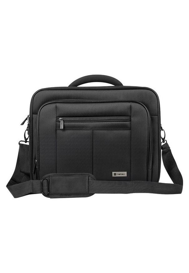 NATEC - Torba Natec Boxer 17.3'' czarny. Kolor: czarny. Materiał: materiał, nylon