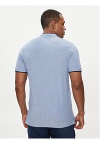 Jack & Jones - Jack&Jones Polo Paulos 12199711 Niebieski Slim Fit. Typ kołnierza: polo. Kolor: niebieski. Materiał: bawełna