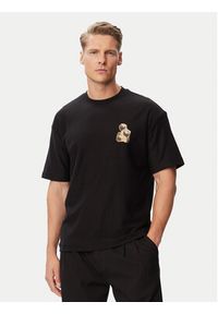 Hugo - HUGO T-Shirt Detzi 50563795 Czarny Relaxed Fit. Kolor: czarny. Materiał: bawełna #3