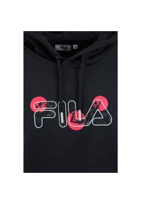 Fila Bellagio Hoody, damska bluza. Kolor: czarny. Materiał: poliester, bawełna