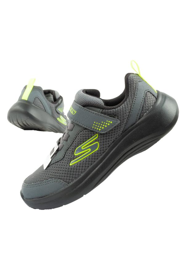 skechers - Buty sportowe dziecięce Skechers Selectors. Kolor: szary. Materiał: tkanina, materiał. Szerokość cholewki: normalna. Model: Skechers Sport. Sport: turystyka piesza