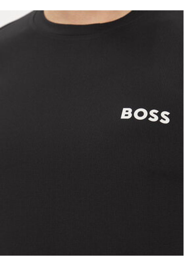 BOSS - Boss T-Shirt MB 50506348 Czarny Regular Fit. Kolor: czarny. Materiał: syntetyk