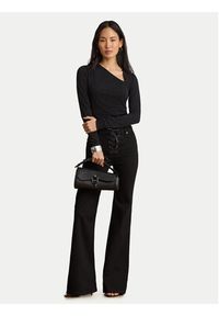 Lauren Ralph Lauren - LAUREN RALPH LAUREN Bluzka 200P13936001 Czarny Regular Fit. Kolor: czarny. Materiał: syntetyk #9