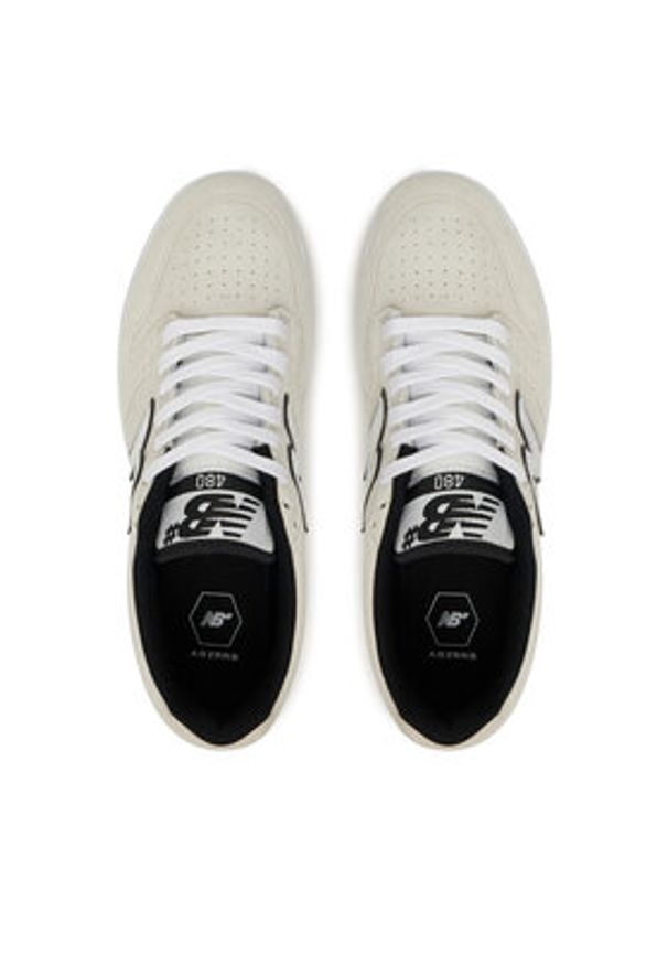 New Balance Sneakersy NM480SWG Kremowy. Kolor: kremowy. Materiał: skóra, zamsz