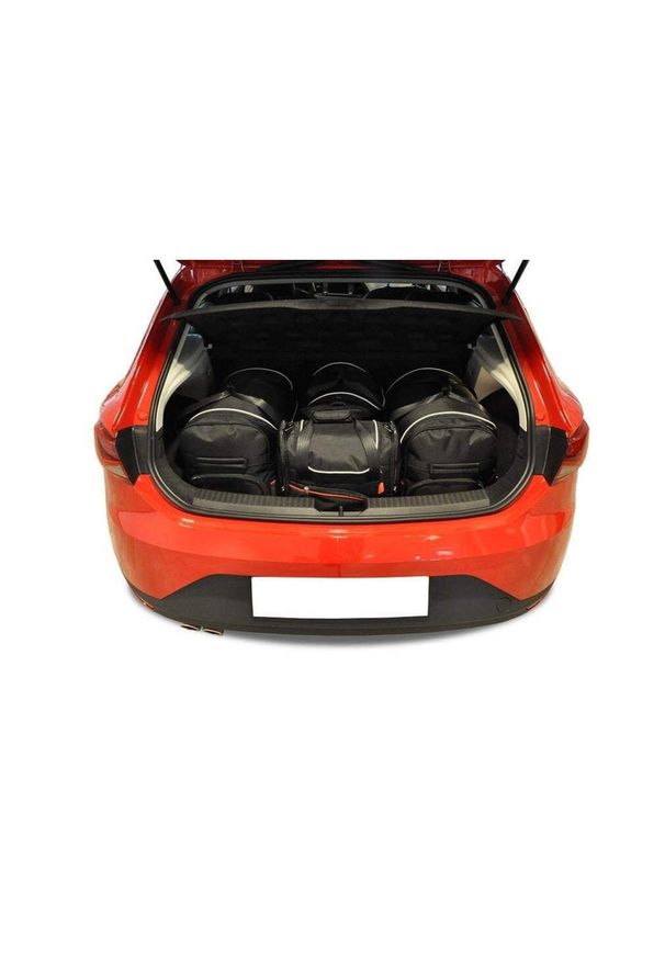 KJUST - Torby Do Bagażnika Seat Leon 2013-2020 4Szt Kjust. Kolor: czarny. Styl: sportowy