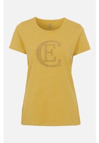 T-shirt marki Cellbes Equestrian. Kolor: żółty. Materiał: materiał #5
