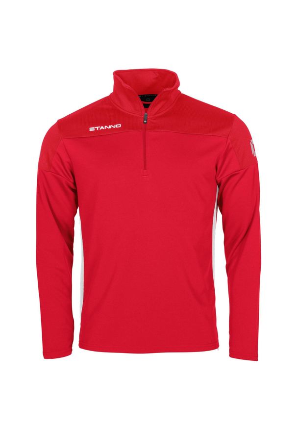 STANNO - Bluza dresowa 1/4 z zamkiem błyskawicznym Stanno Pride. Kolor: czerwony, biały, wielokolorowy. Materiał: dresówka