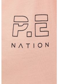 P.E Nation longsleeve bawełniany kolor pomarańczowy. Okazja: na co dzień. Kolor: pomarańczowy. Materiał: bawełna. Długość rękawa: długi rękaw. Styl: casual #4