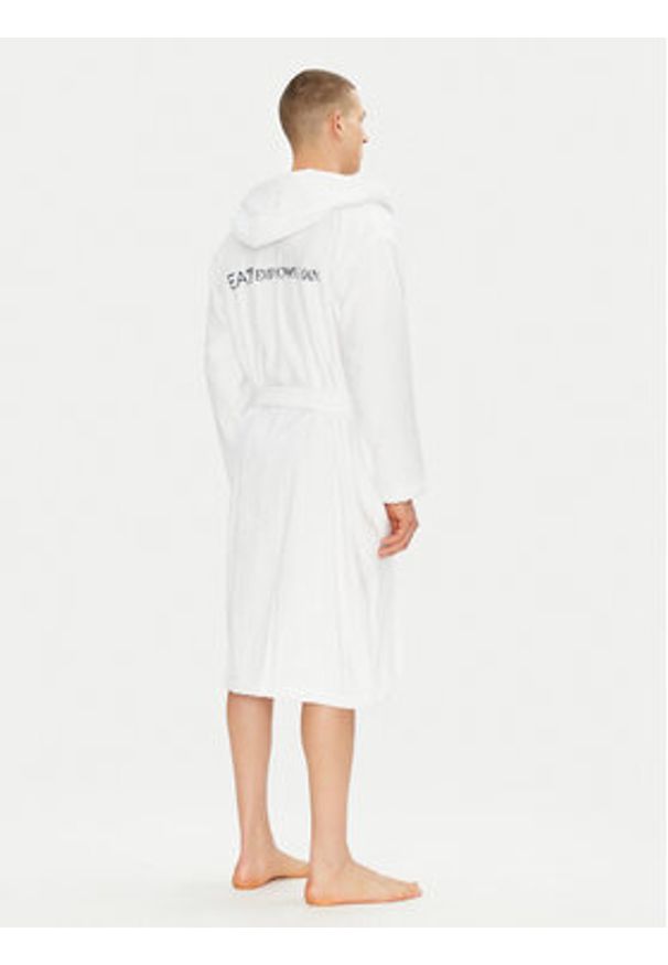 EA7 Emporio Armani Szlafrok 7M000441 AF14014 U0002 Biały. Kolor: biały. Materiał: bawełna